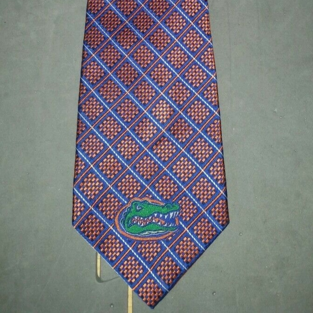 Florida Gators necktie Eagles Wings Orange/Blue